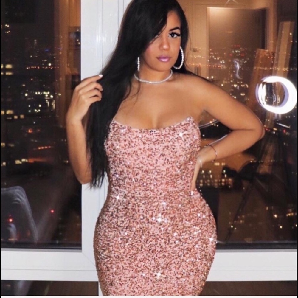The Monica sequin dress